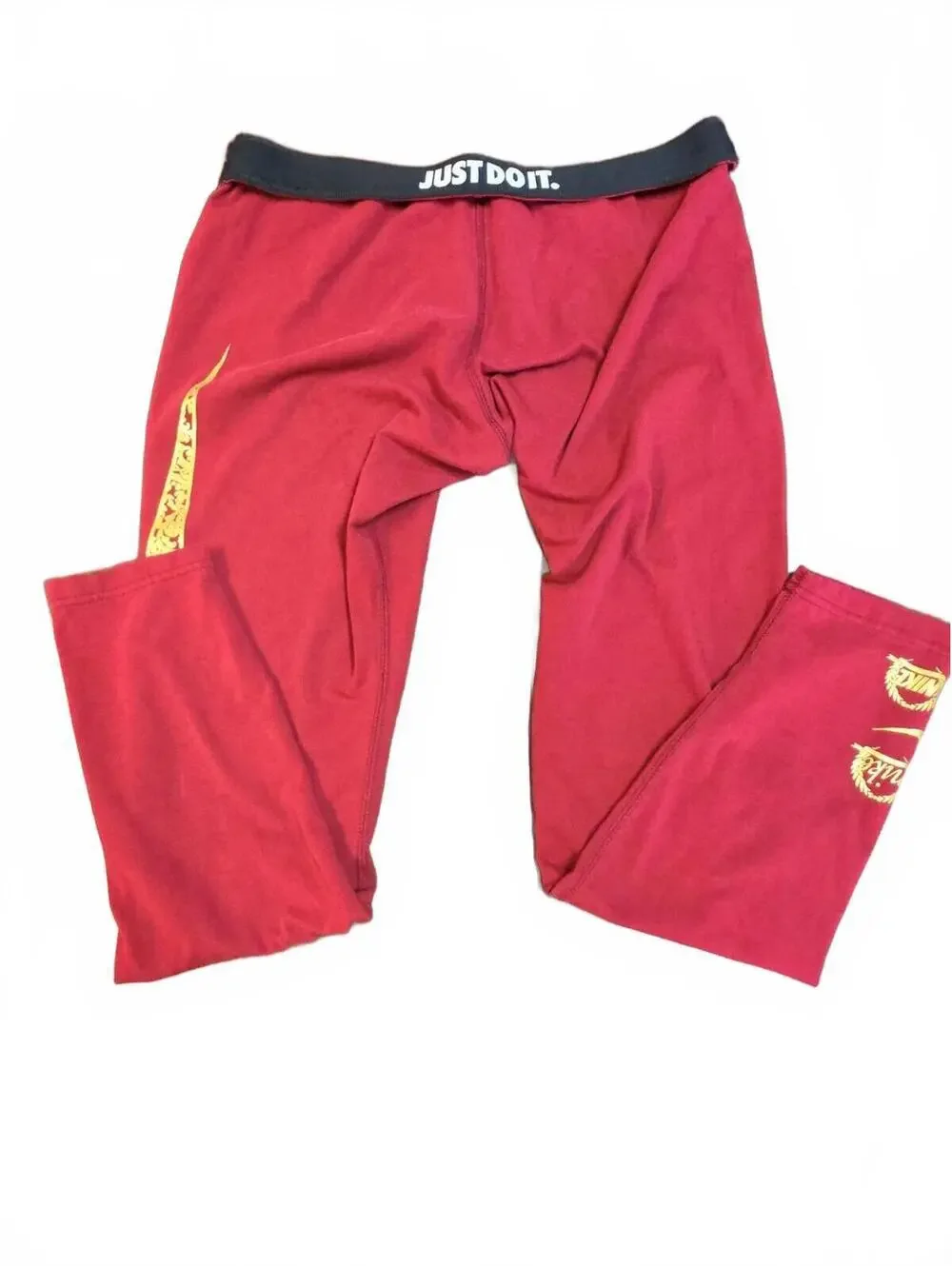 Nike Sportswear Leg-A-See Women's Red  Leggings Size XL